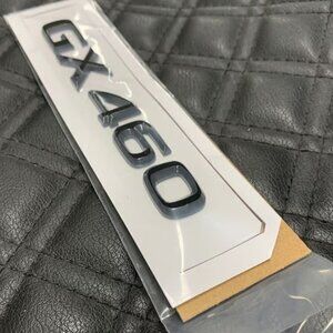 For Lexus GX 460 GX460 Car Rear Sticker Trunk Emblem Boot Back Letters Gloss Bla